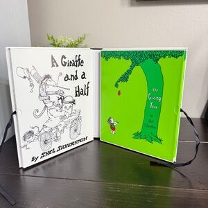 Shel Silverstein Stories and Drawings Book gift set Giving Tree Giraffe Half